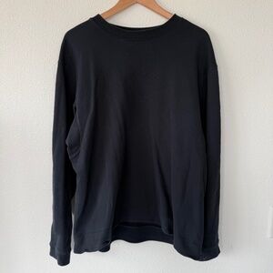 lululemon XL Sweatshirt Mens Classic Navy Steady State Crewneck